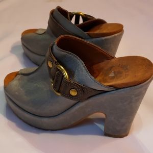 Lucky Brand Grey Platform Shoes